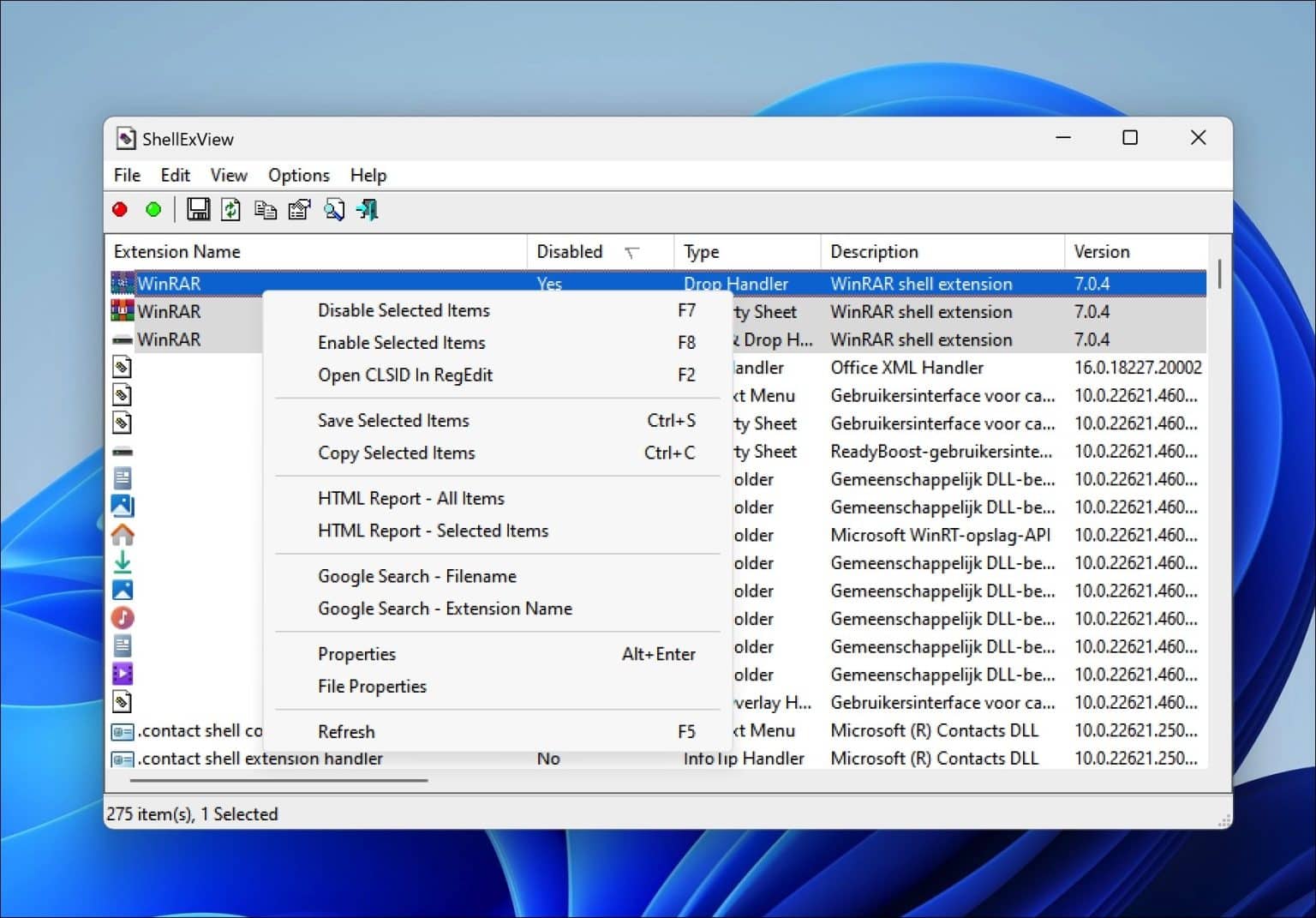 Windows Shellexview Install Location Problemen met rechtsklikken oplossen