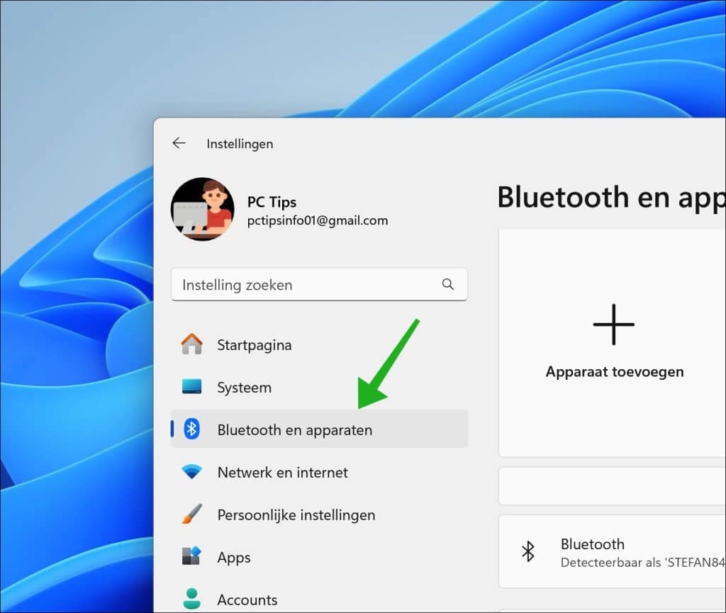Bluetooth en apparaten