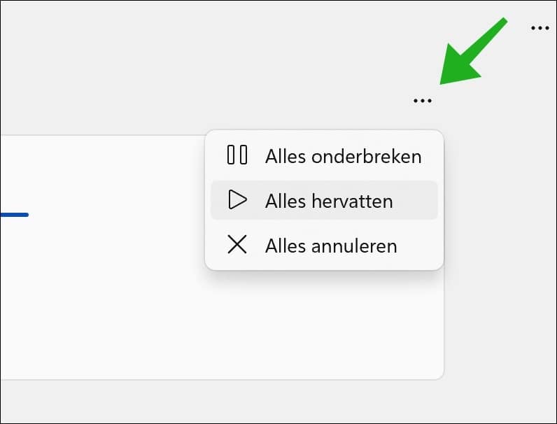 Printtaak onderbreken hervatten of annuleren