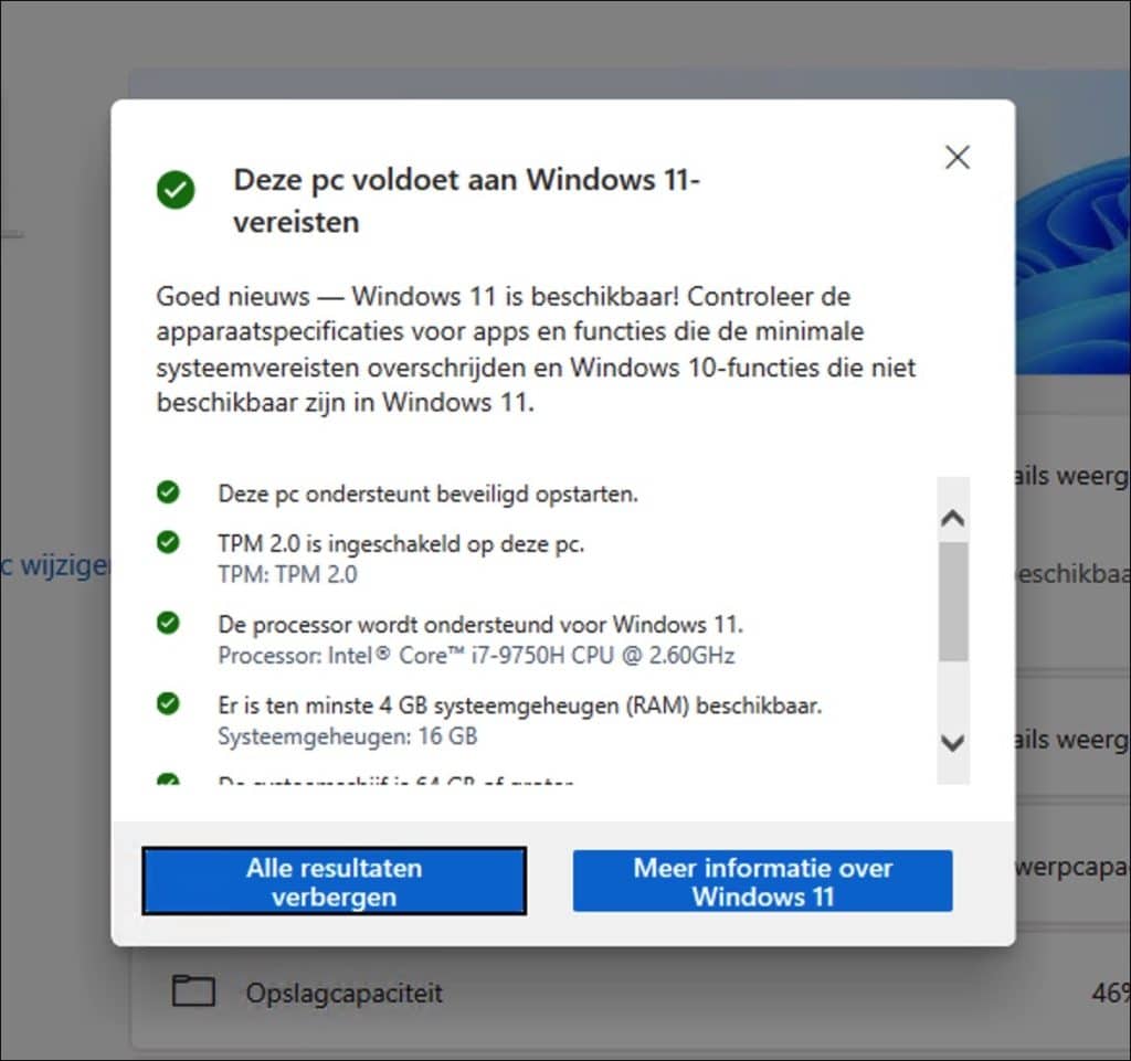 Uitgebreide informatie