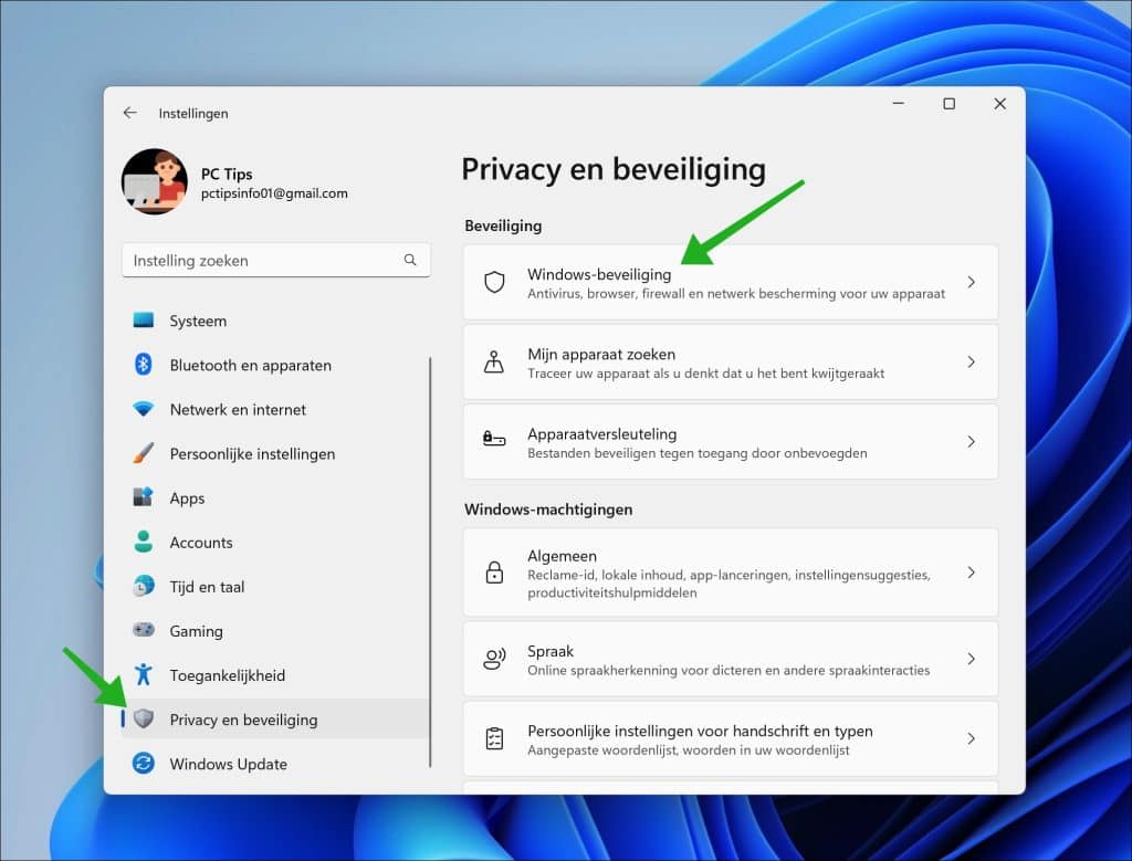 windows beveiliging