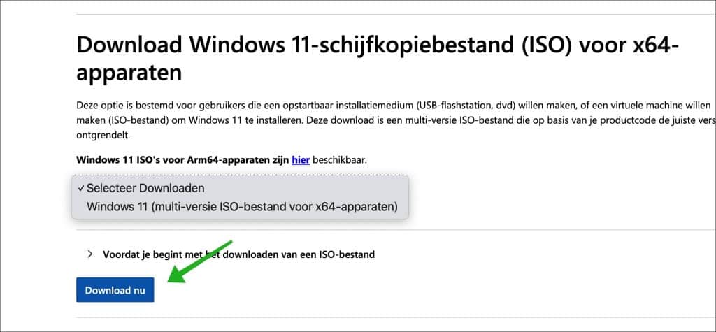 ISO downloaden