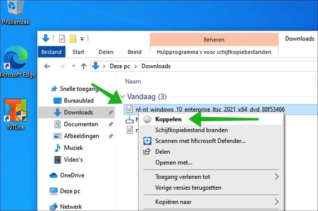 ISO koppelen