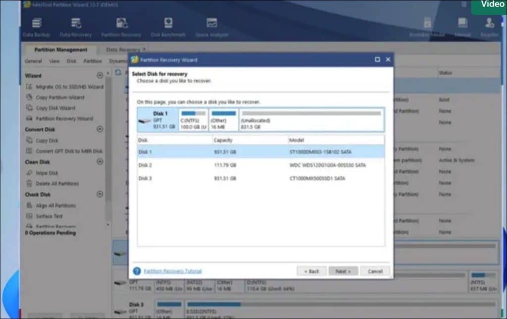 MiniTool Partition Wizard Free