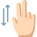 Twee vinger scrollen in Windows 11