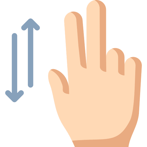 Twee vinger scrollen in Windows 11