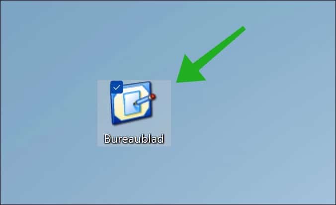 Bureaublad snelkoppeling