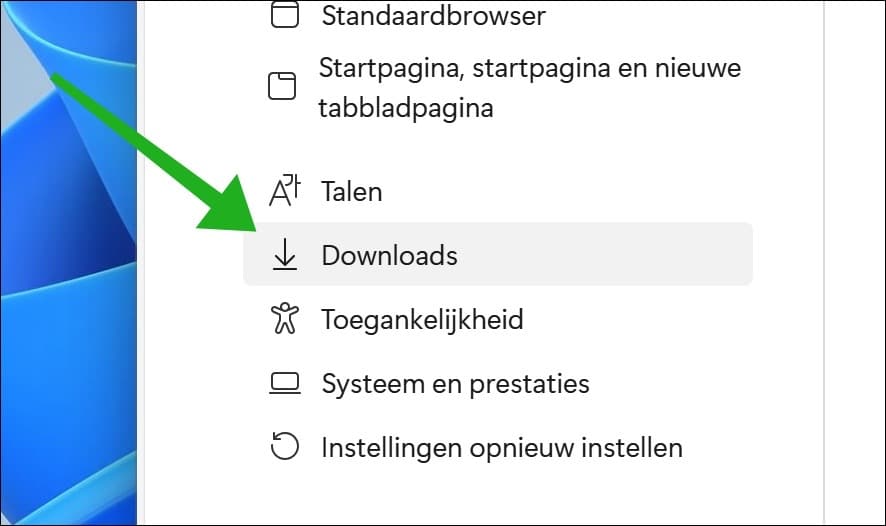 Edge downloads