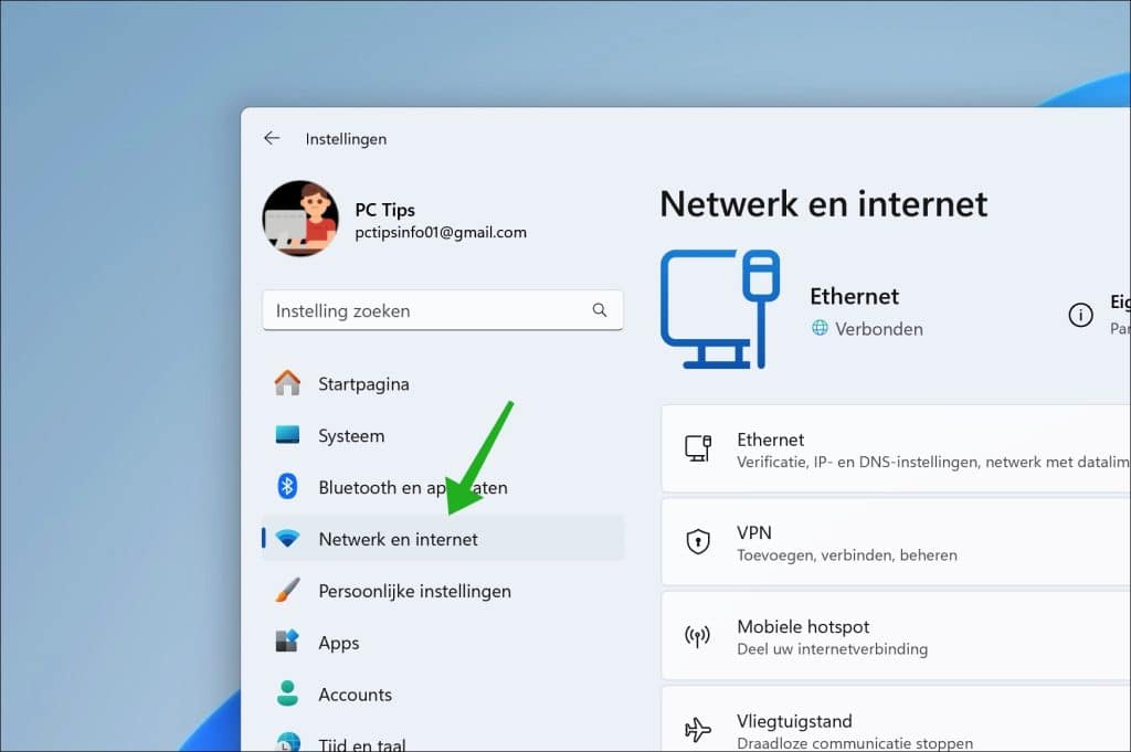Netwerk en internet