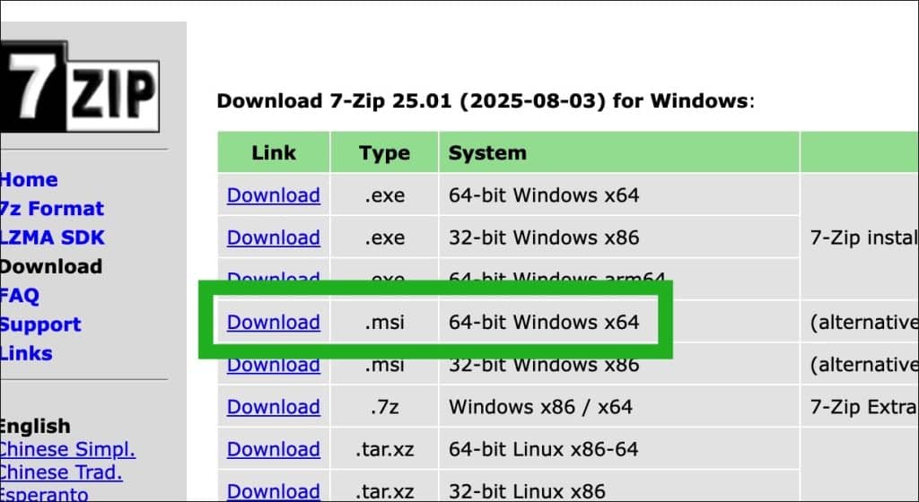 download 7-zip