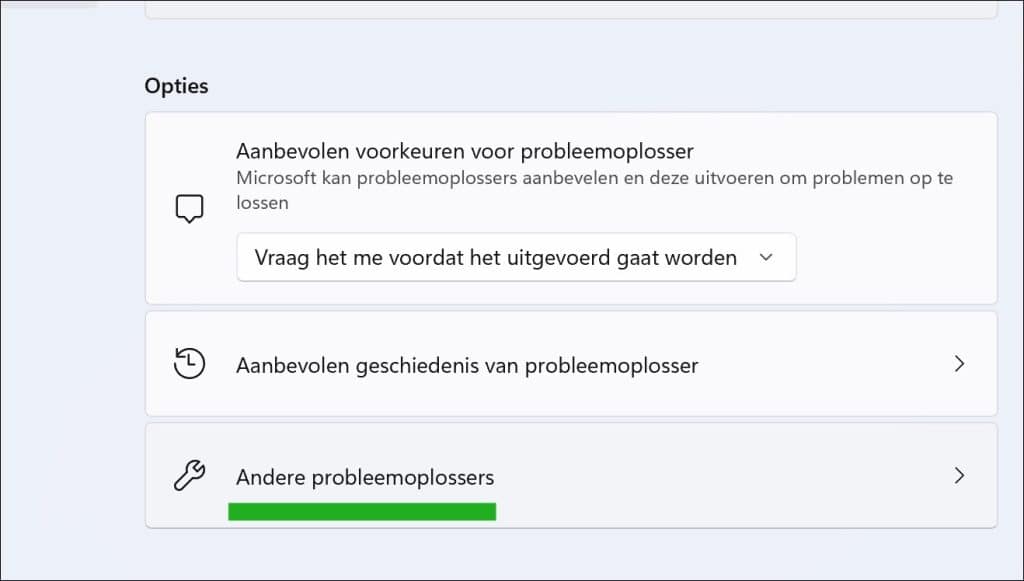 Andere probleemoplossers