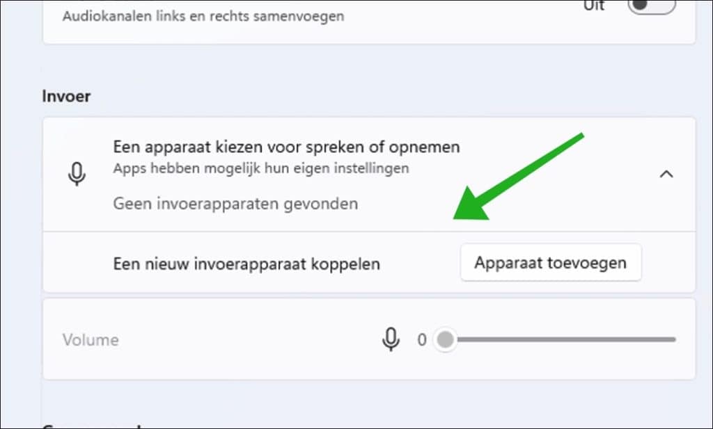 Microfoon windows 11