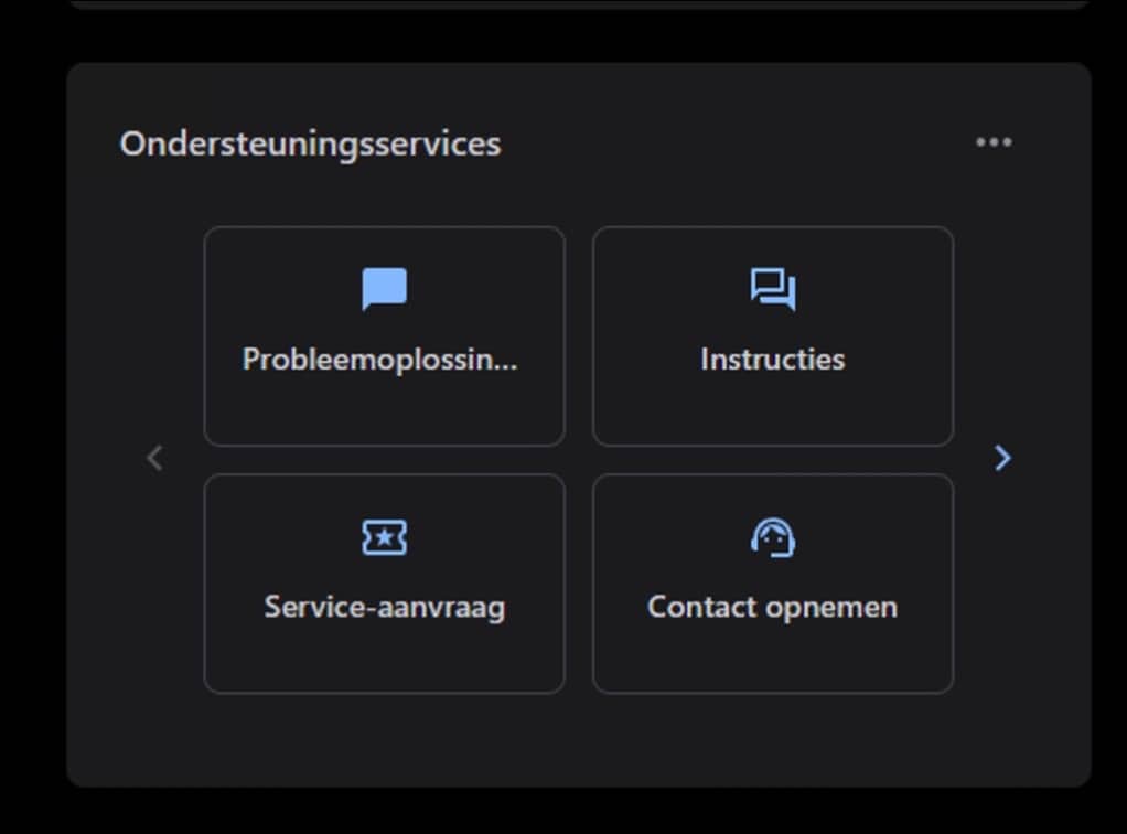 Ondersteuningservices Lenovo Vantage