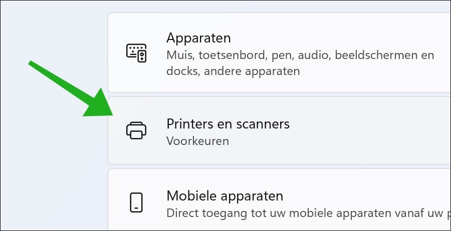 Printers en Scanners