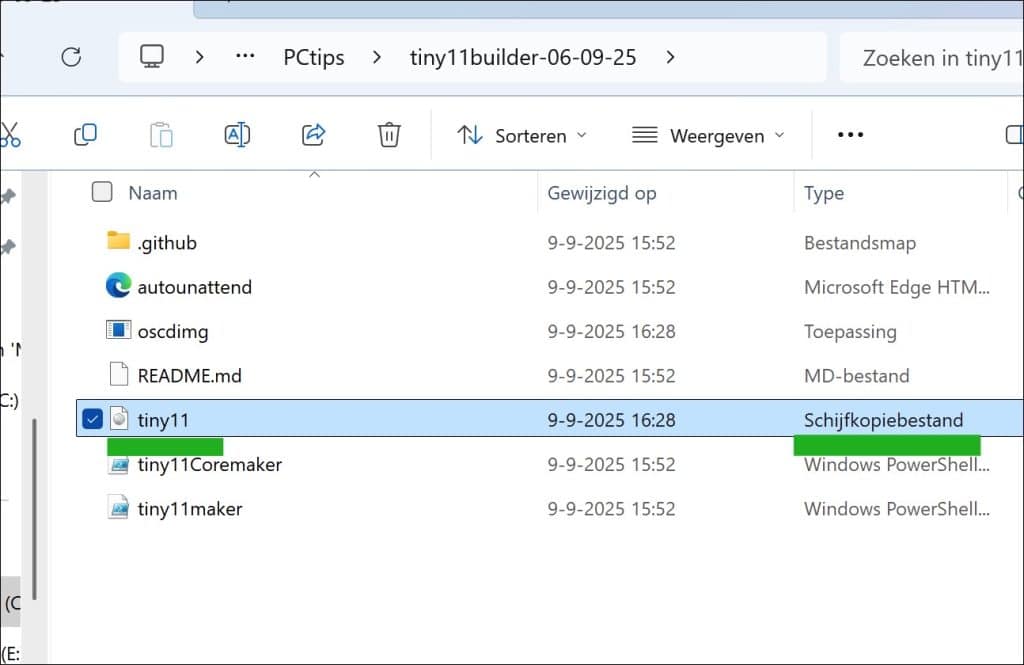 tiny11 iso-bestand