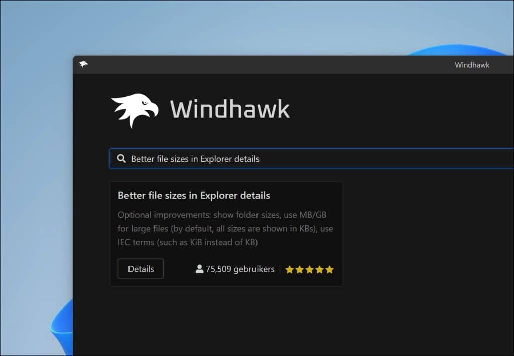 Better file sizes in Explorer details