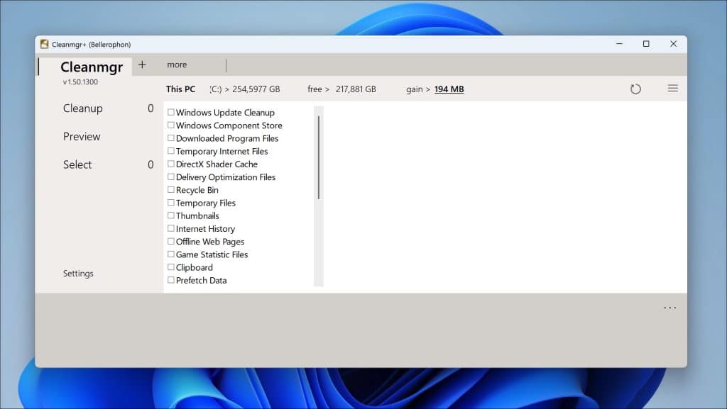 Cleanmgr+