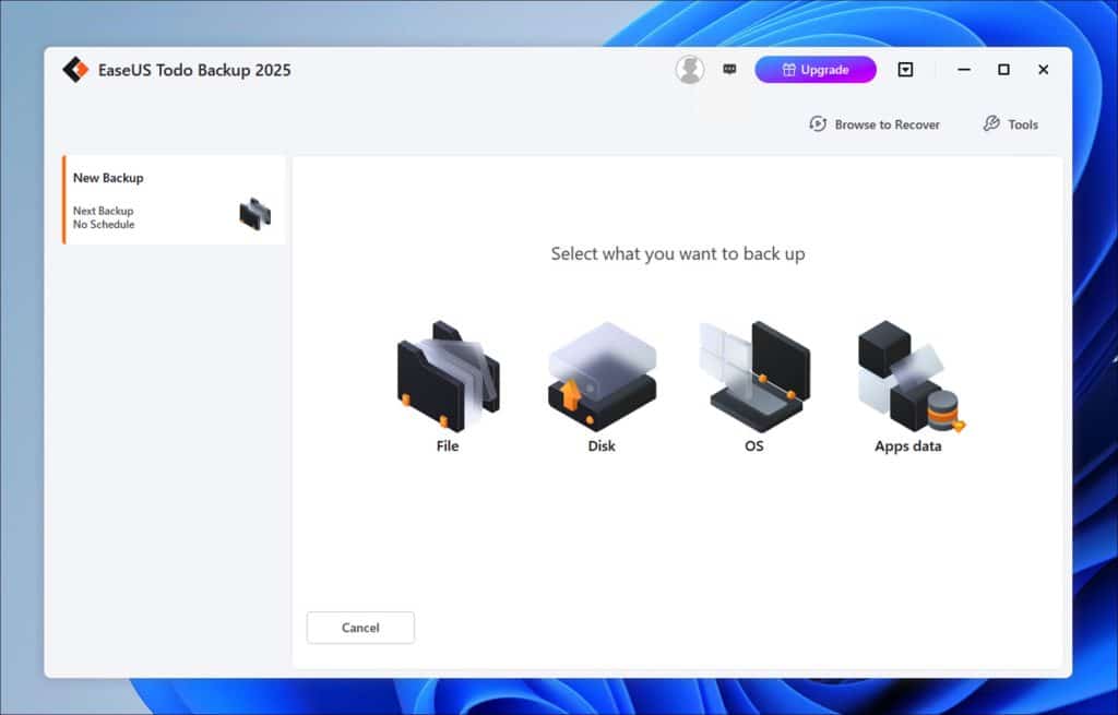 EaseUS Todo Backup