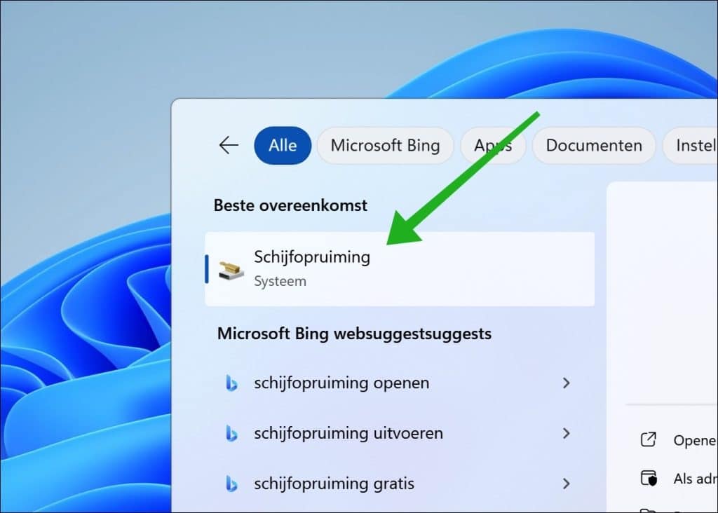 Schijfopruiming