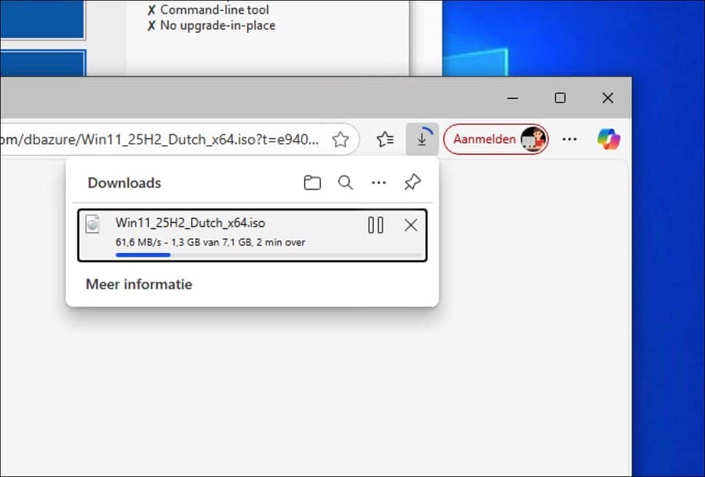 iso downloaden