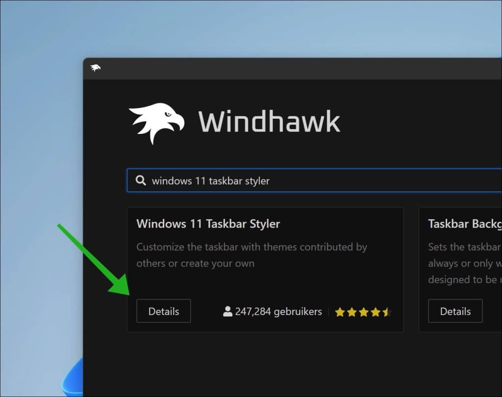 windows 11 taskbar styler