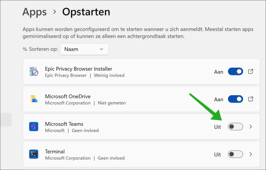 Minimaliseer apps die op de achtergrond draaien