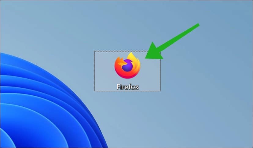 Firefox openen