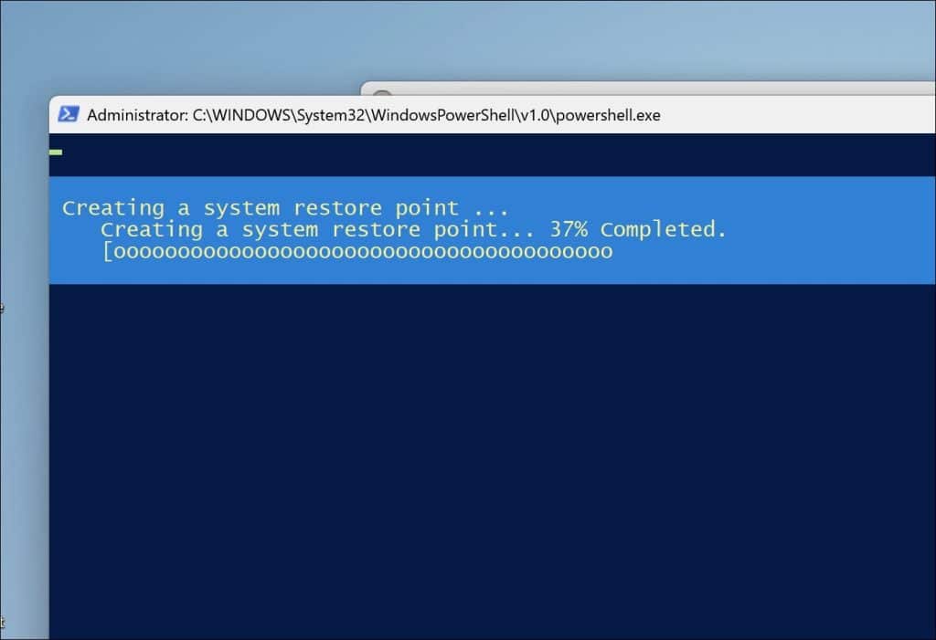 Herstelpunt aanmaken