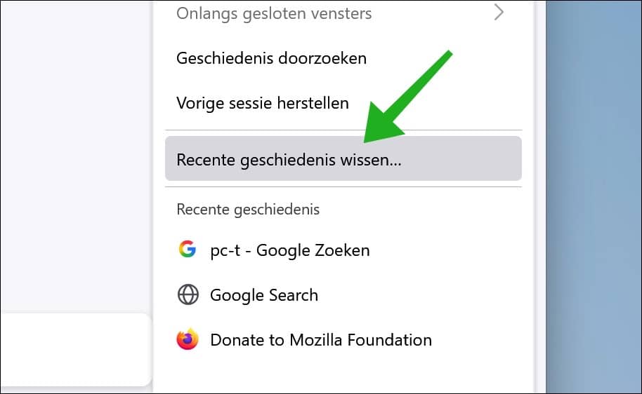 Recente geschiedenis wissen