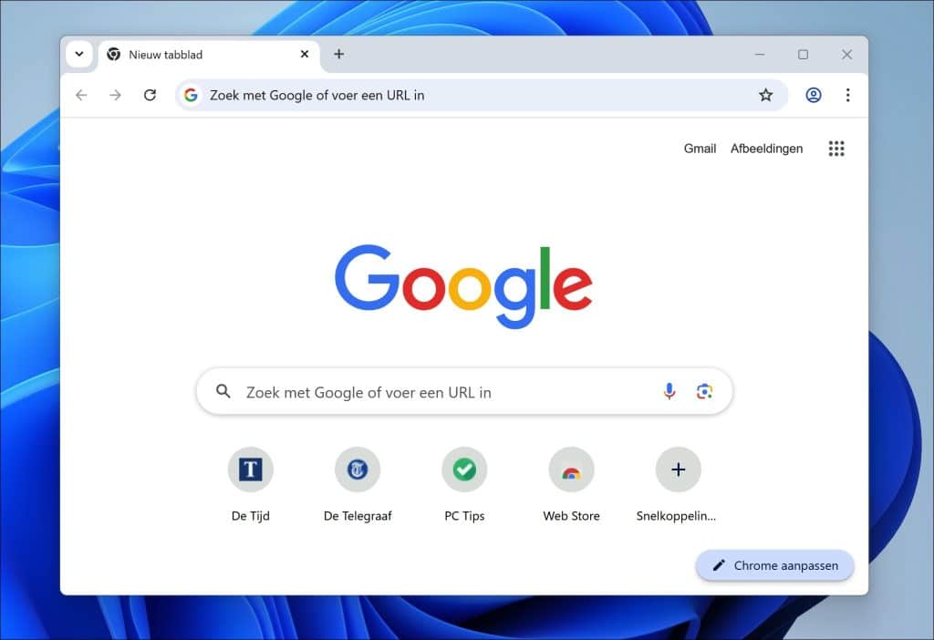 Chrome zonder AI