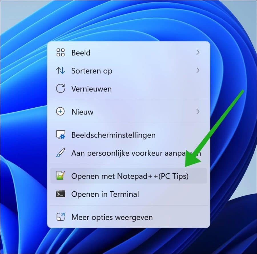 Rechtermuisknopmenu aanpassen in Windows 11 met Custom Context Menu