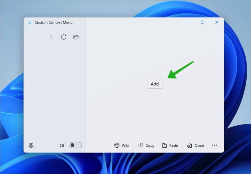 Rechtermuisknopmenu aanpassen in Windows 11 met Custom Context Menu
