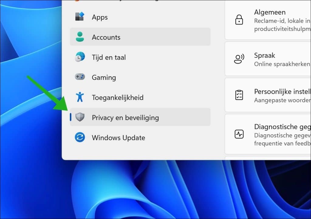 Privacy en beveiliging