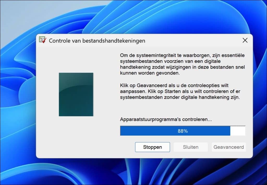 Sigver in Windows 11 om onbetrouwbare stuurprogramma's te herkennen