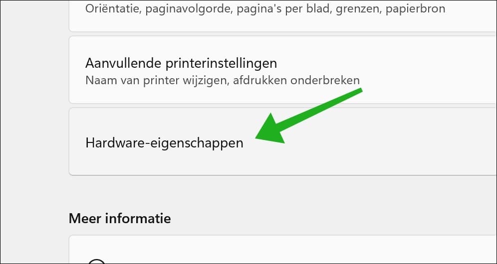 Hardware eigenschappen