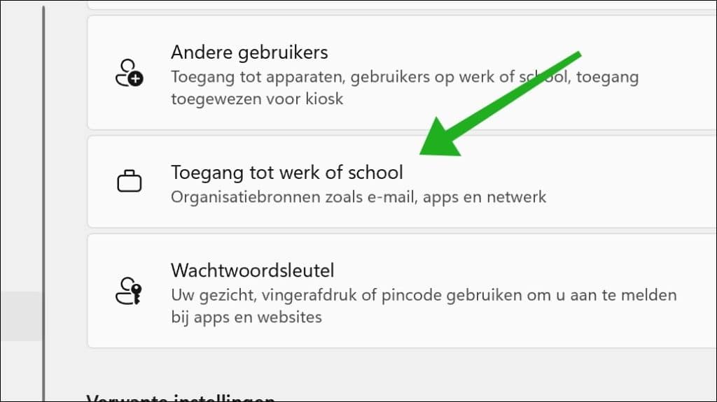 Toegang tot werk en school