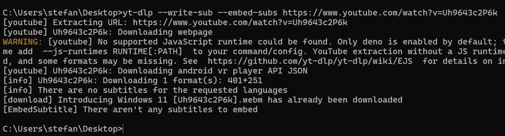 Video downloaden met ondertitels