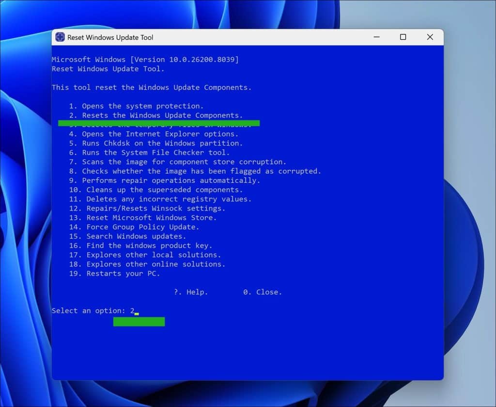 Windows Update cache resetten