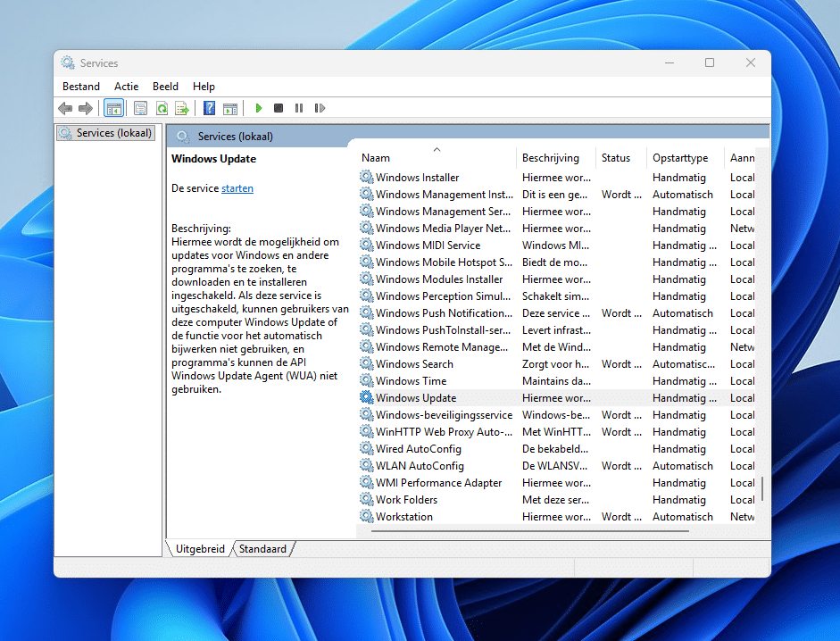windows update stoppen
