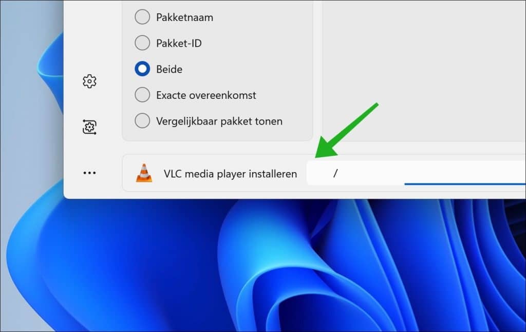 Bezig met installeren