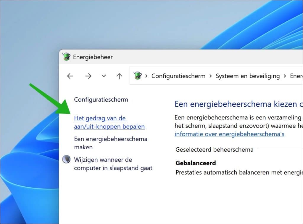 Het gedrag van de aan- uit-knoppen bepalen