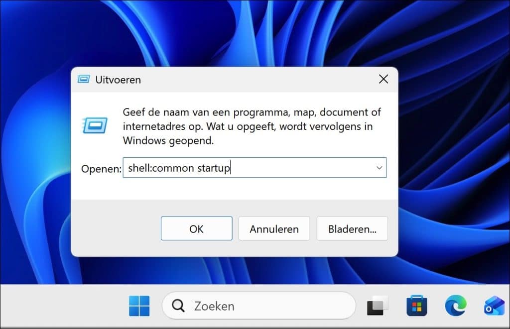 Opstartprogramma's beheren