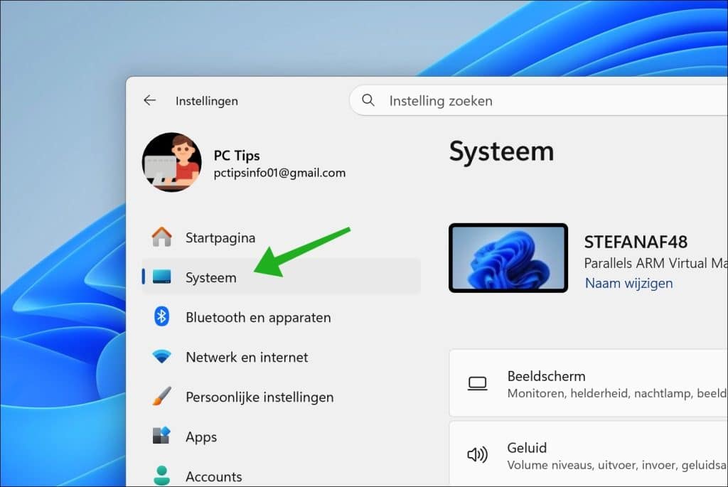 Verborgen opslaginstellingen aanpassen