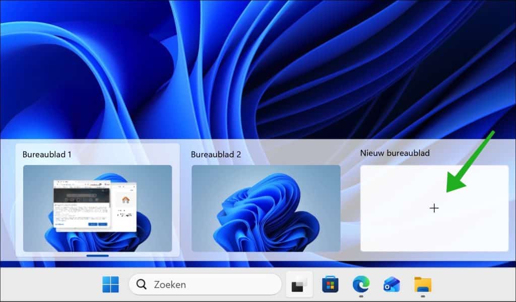 Virtuele bureaubladen gebruiken