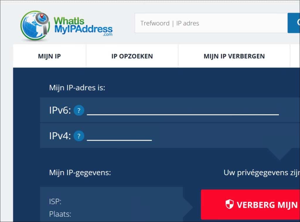 Wat is mijn externe ip-adres