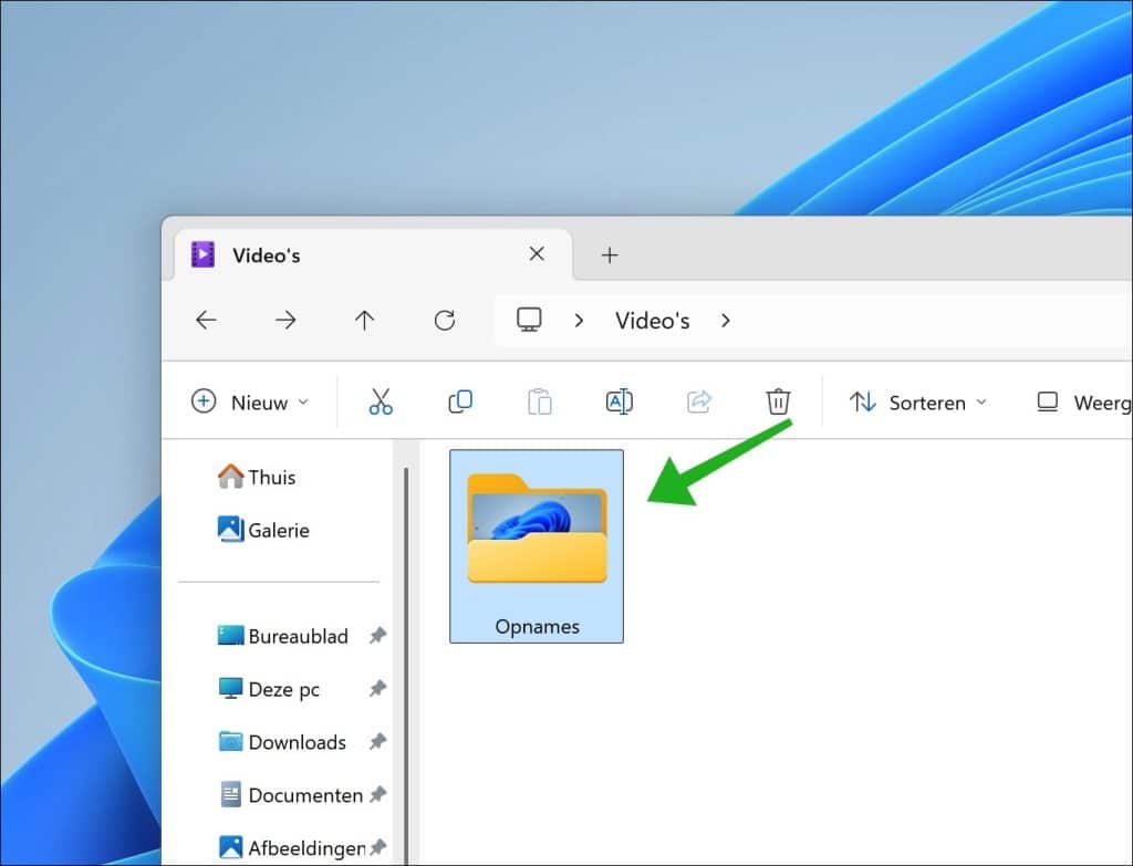 Xbox Game Bar opgeslagen opnames