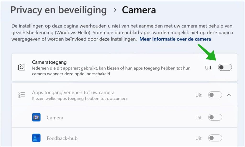 machtiging intrekken
