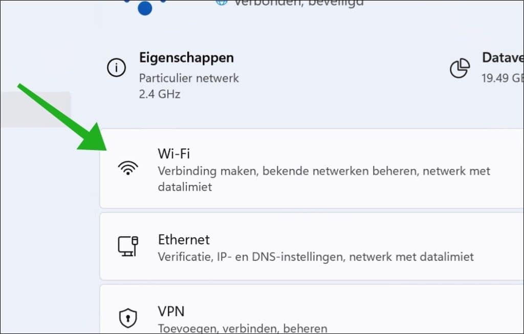 wifi-instellingen