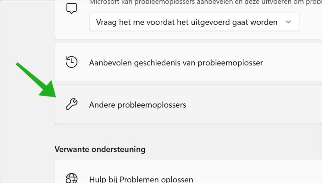 Andere probleemoplossers