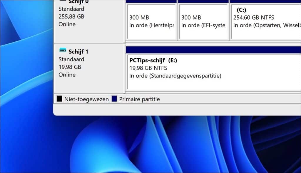 Partitiestijl MBR omzetten naar GPT